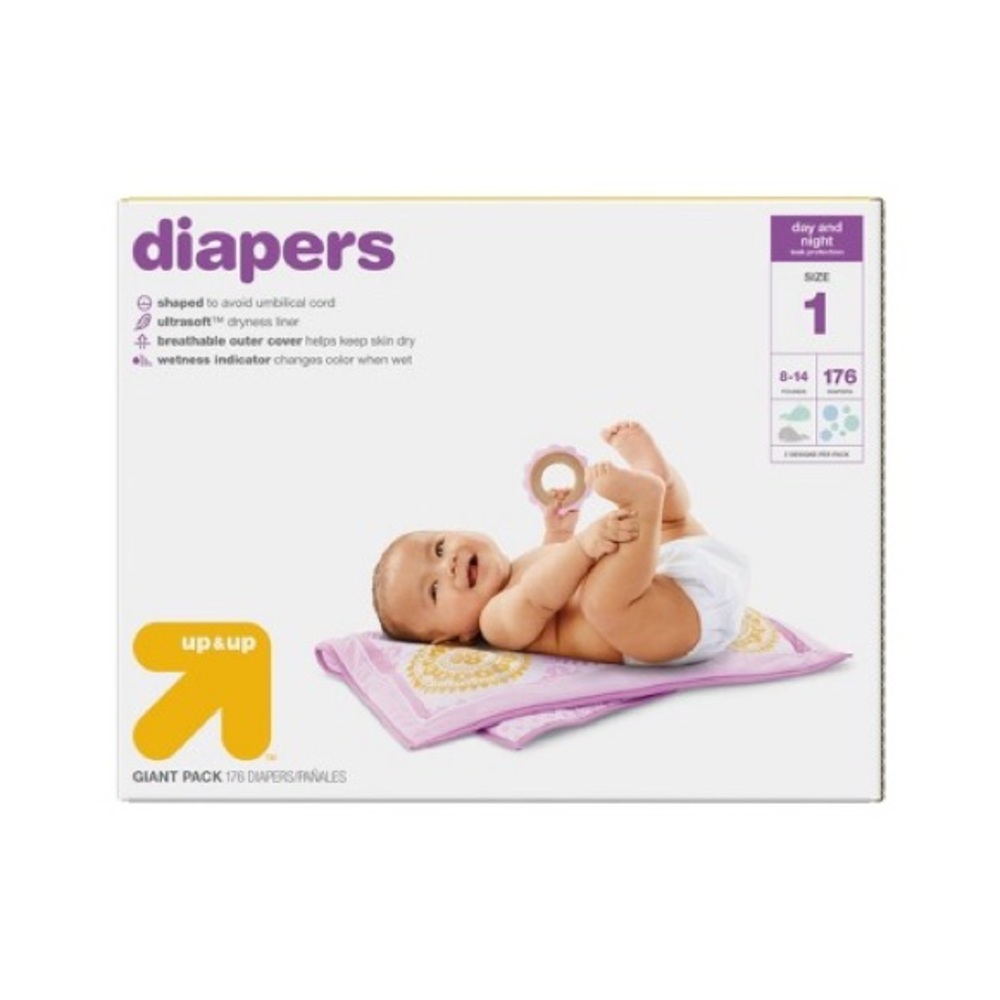 Up and Up Size 1 Diapers